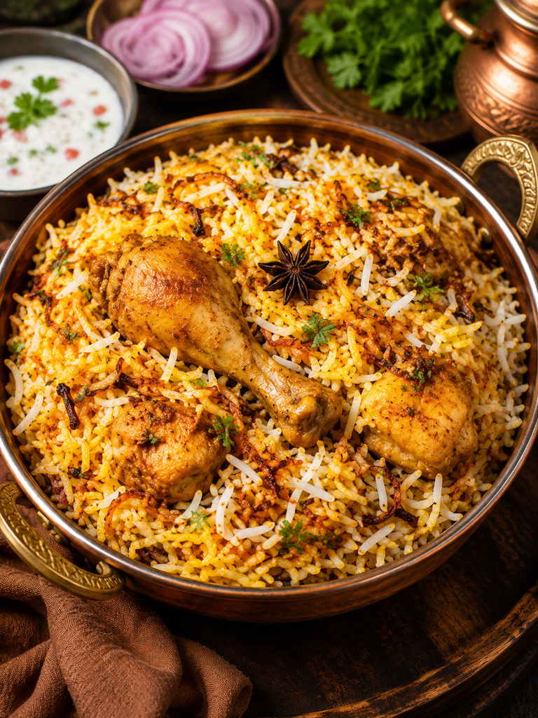 Hyderabad Chicken Biryani