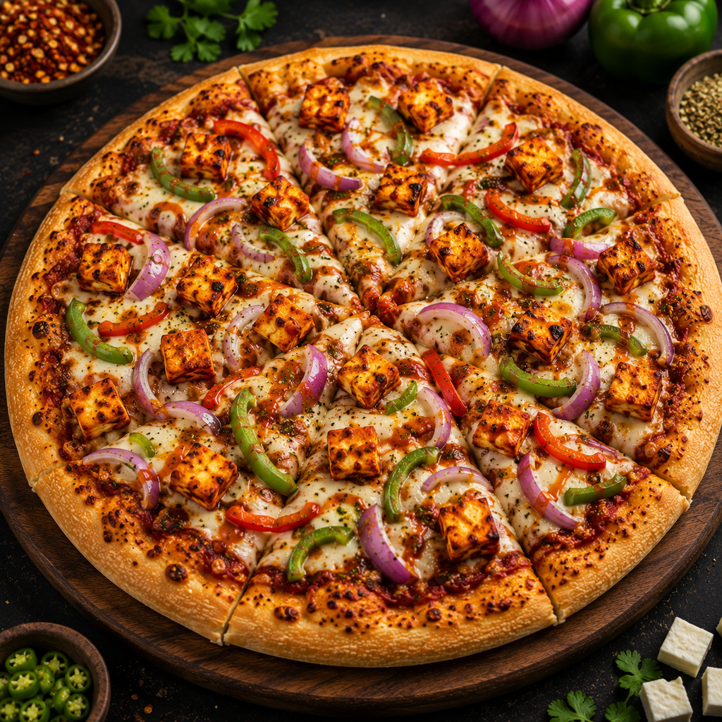 Paneer Tikka Pizza