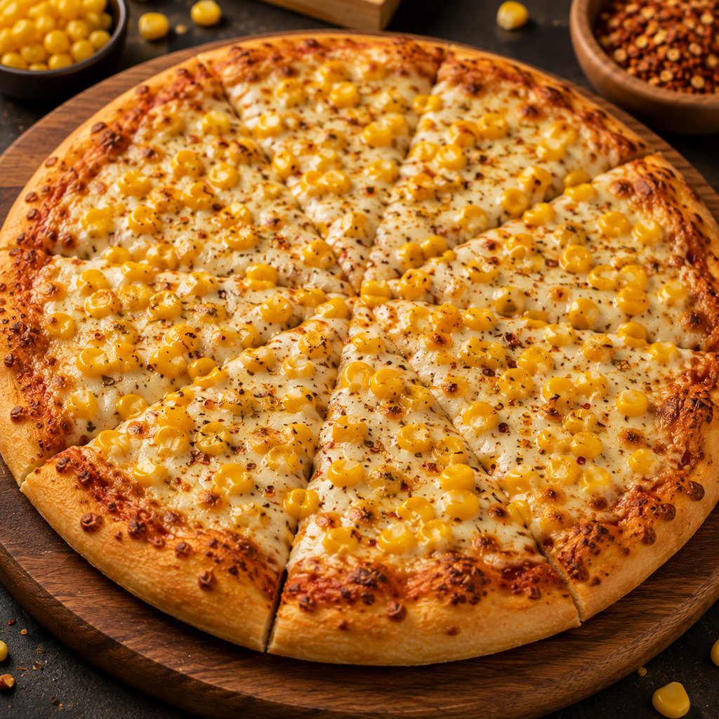Sweet Corn Pizza