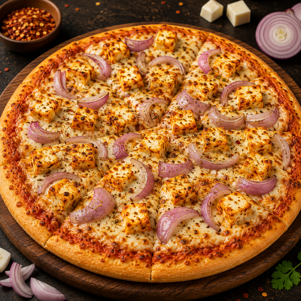 Paneer & Onion Pizza