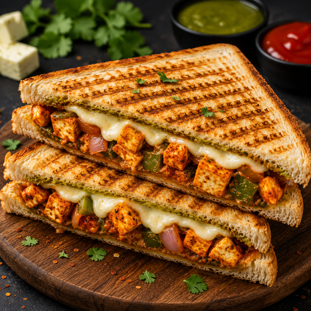 Paneer Tikka Sandwich By TPP