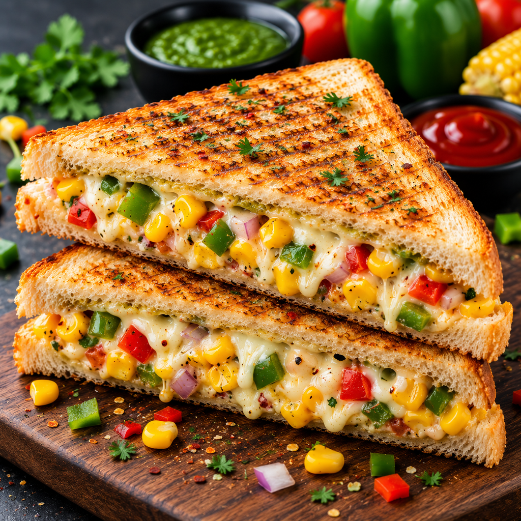 [JK-SW-003] Veggies Corn Sandwich By TPP